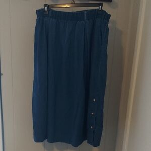 Elegant Blue Women's Skirt